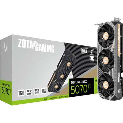 RTX 5070 TI 16 GB Zotac Solid SFF OC 16 GB GDDR73-Lüfter
