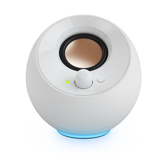 Creative Lautsprecher Pebble SE RGB Stereo. weiß