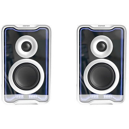 Edifier QR30 Desktoplautsprecher weiss Bluetooth.RGB retail
