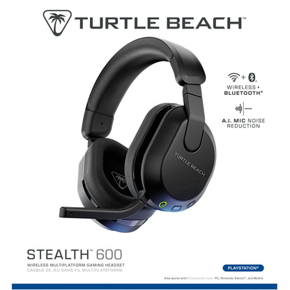 Turtle Beach Stealth 600 GEN3 PS Over-Ear Stereo Headset. Schwarz