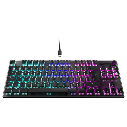 Turtle Beach Vulcan TKL AIMO Gaming-Tastatur. Red Switch