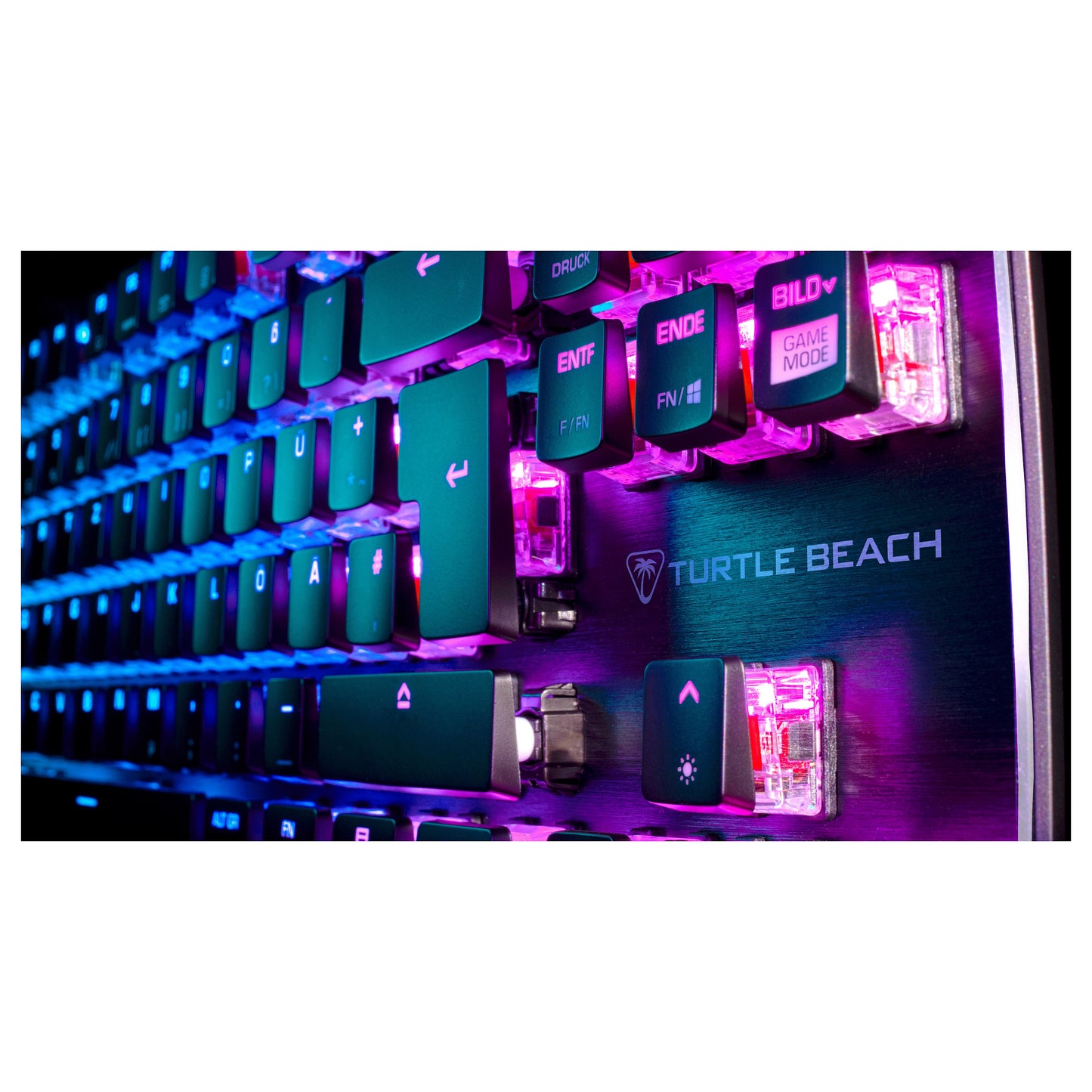 Turtle Beach Vulcan TKL AIMO Gaming-Tastatur. Red Switch