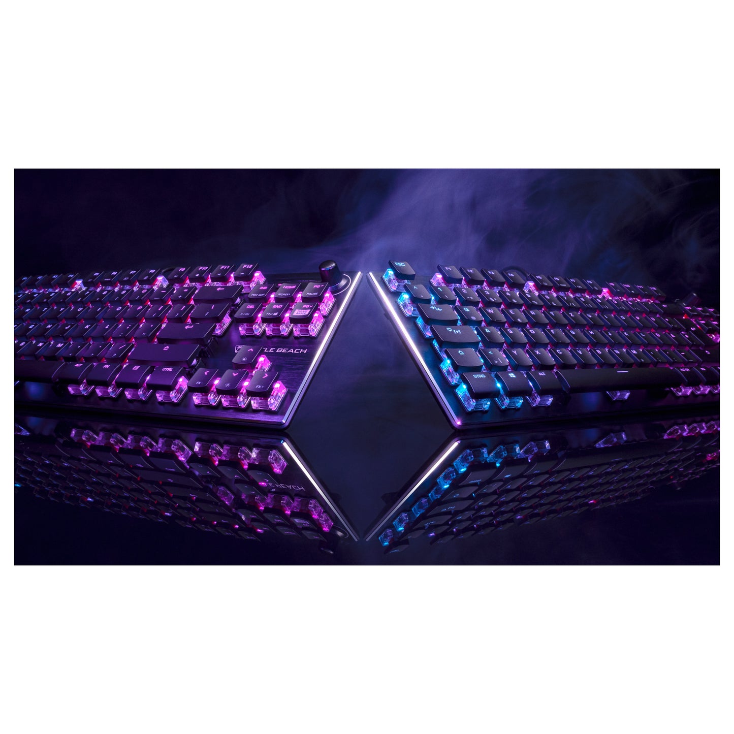 Turtle Beach Vulcan TKL AIMO Gaming-Tastatur. Red Switch