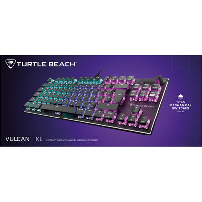 Turtle Beach Vulcan TKL AIMO Gaming-Tastatur. Red Switch