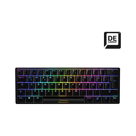 Sharkoon Gaming Tastatur Skiller SGK50S4 schwarz-braun DE