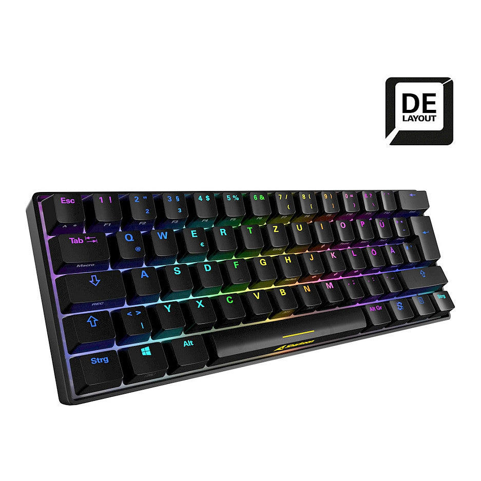 Sharkoon Gaming Tastatur Skiller SGK50S4 schwarz-braun DE