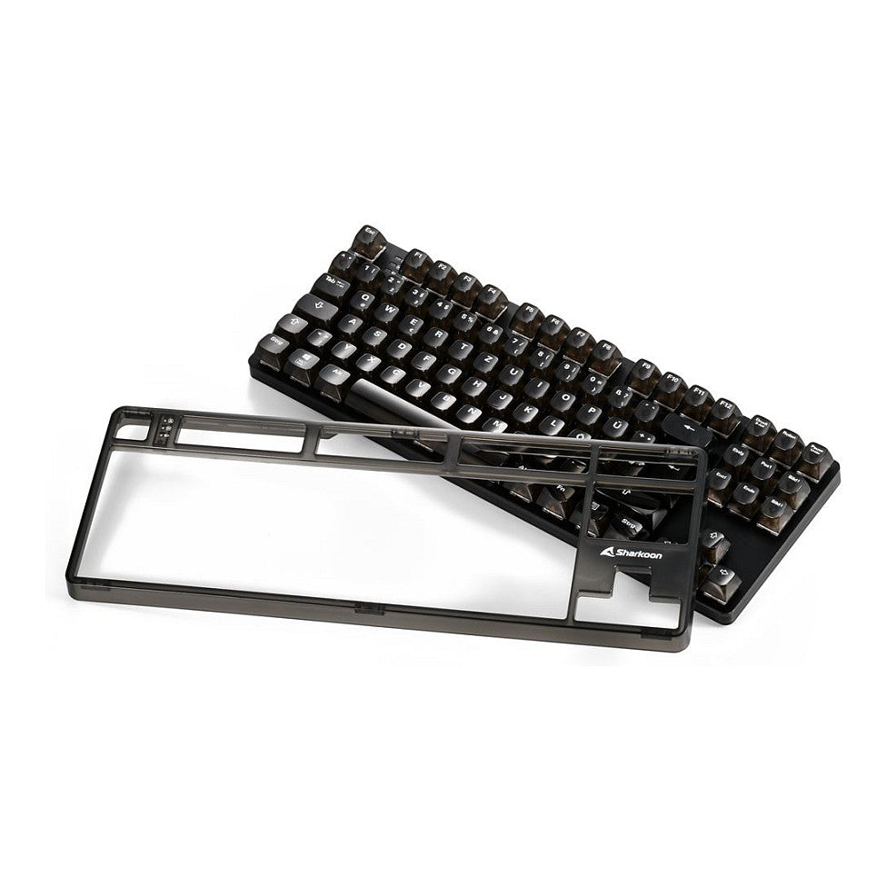 Sharkoon Gaming Tastatur Crystal Shark schwarz DE