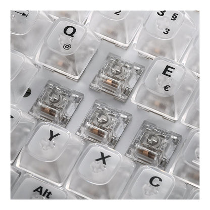 Sharkoon Gaming Tastatur Crystal Shark weiß DE