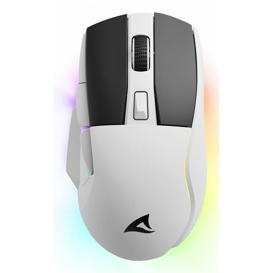Sharkoon Maus Shark SGM50W Optisch 6 Tasten 6.400 DPI weiß