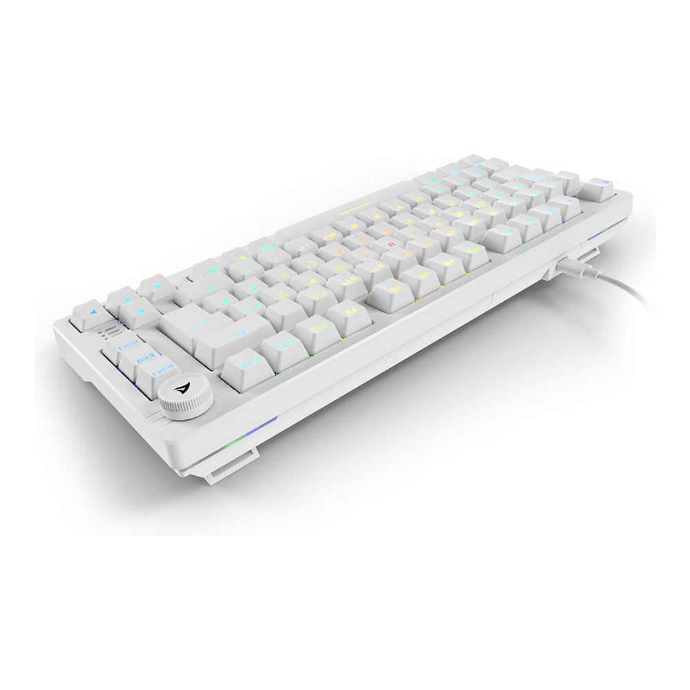 Sharkoon Gaming Tastatur Skiller SGK25 weiß DE