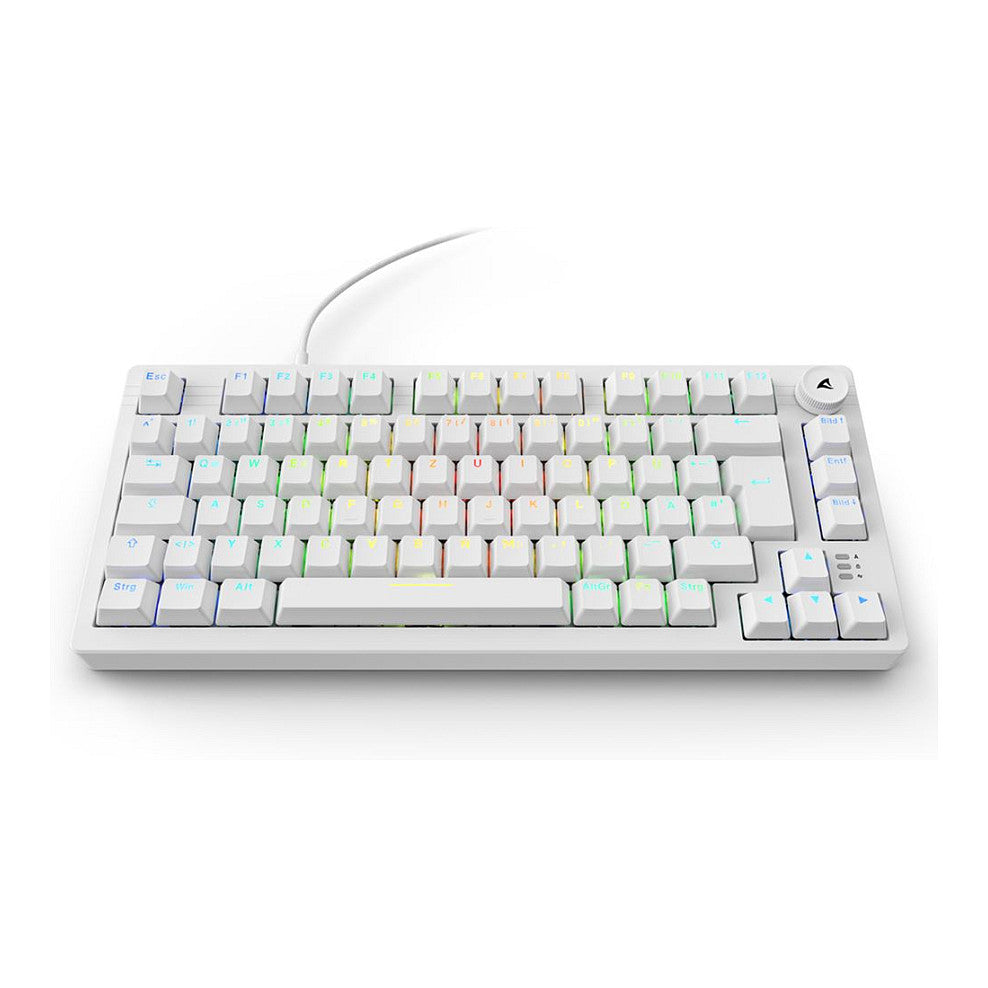 Sharkoon Gaming Tastatur Skiller SGK25 weiß DE