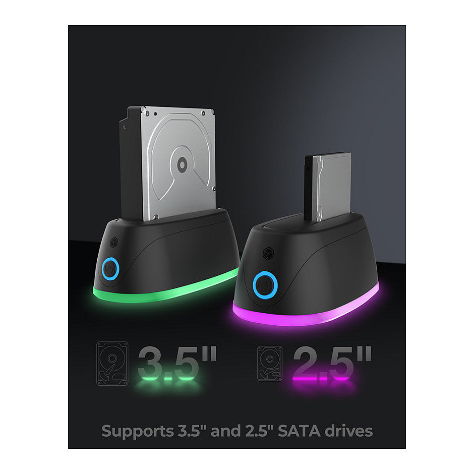 ICY BOX Dockingstation 6.4cm (2.5") & 8.9cm (3.5") SATA - USB 3.0