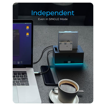 ICY BOX Dockingstation 6.4cm (2.5) & 8.9cm (3.5) SATA - USB 3.0