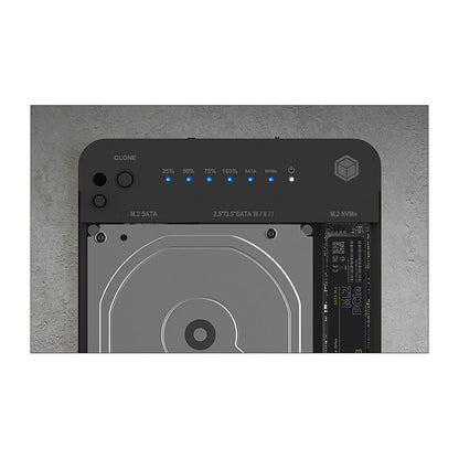 ICY BOX Dockingstation 6.4cm (2.5) & SATA & M.2 NVMe - USB 3.2