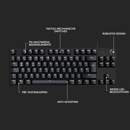 Logitech G413 TKL SE - Black - CH -