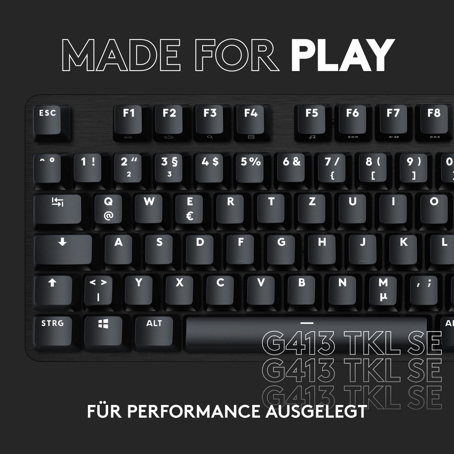 Logitech G413 TKL SE - Black - CH -