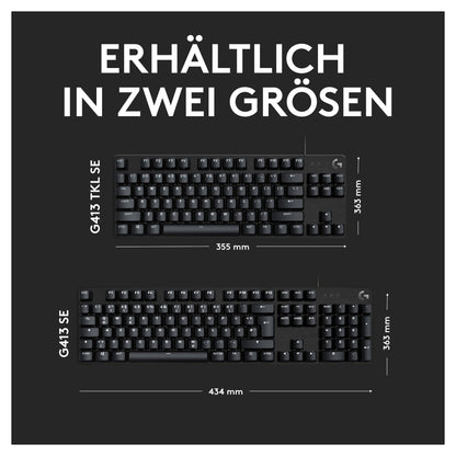 Logitech G413 SE - Black - CH - CENTRAL