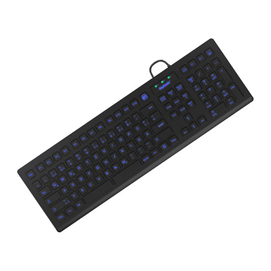 KeySonic KSK-8031INEL-B (DE) Industrietastatur 105T bl