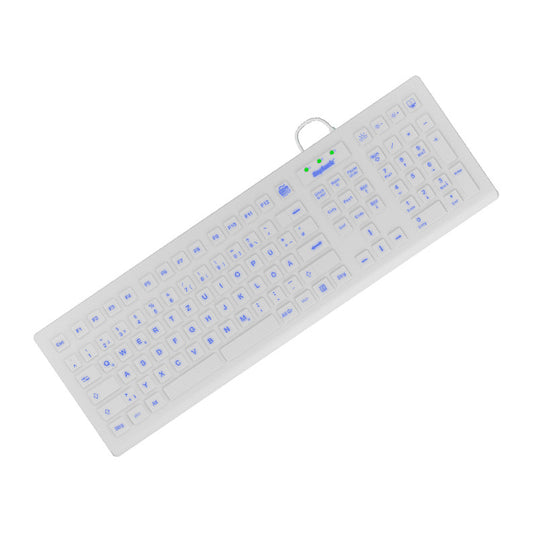 KeySonic -8031INEL-WH (DE) Industrietastatur weiß