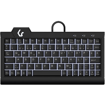 KeySonic KSK-3010ELC (DE) Super-Mini Backlight schwarz