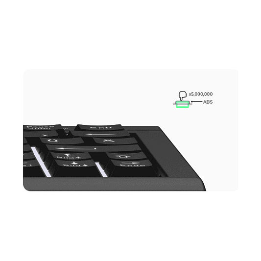 KeySonic KSK-3010ELC (DE) Super-Mini Backlight schwarz
