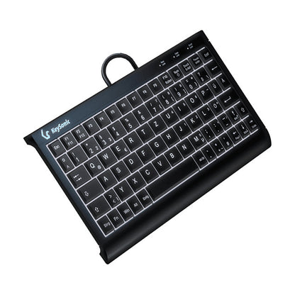 KeySonic KSK-3011ELC (DE) Super-Mini mit Nummernblock sw