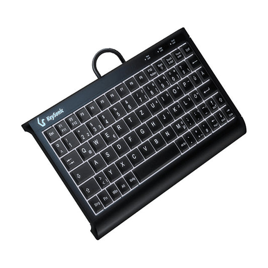 KeySonic KSK-3011ELC (DE) Super-Mini mit Nummernblock sw