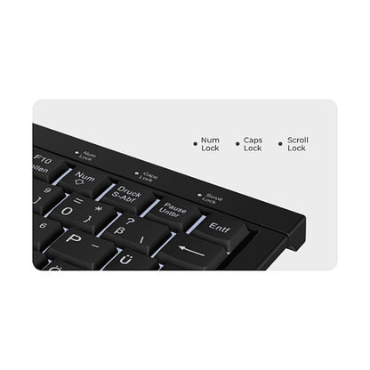 KeySonic KSK-3011ELC (DE) Super-Mini mit Nummernblock sw