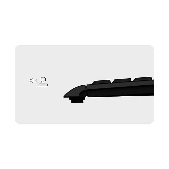 KeySonic KSK-3011ELC (DE) Super-Mini mit Nummernblock sw
