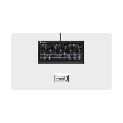 KeySonic KSK-3011ELC (DE) Super-Mini mit Nummernblock sw