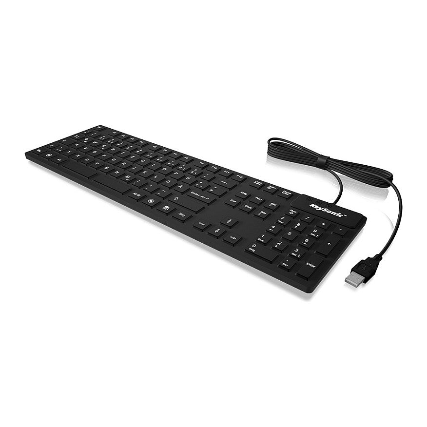 KeySonic KSK-8030IN (CH) Industrietastatur 105T black bulk