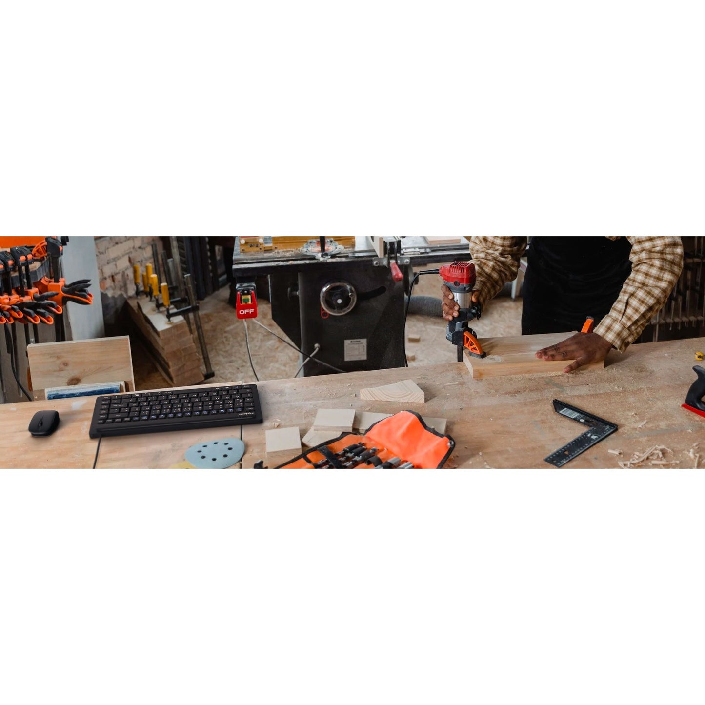 KeySonic KSK-3230IN (US) IP68 W-dicht Silikon