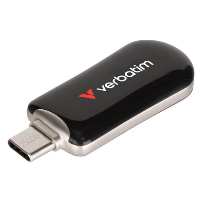 STICK 256GB Verbatim Plectra Black USB-C Flash Drive 30226