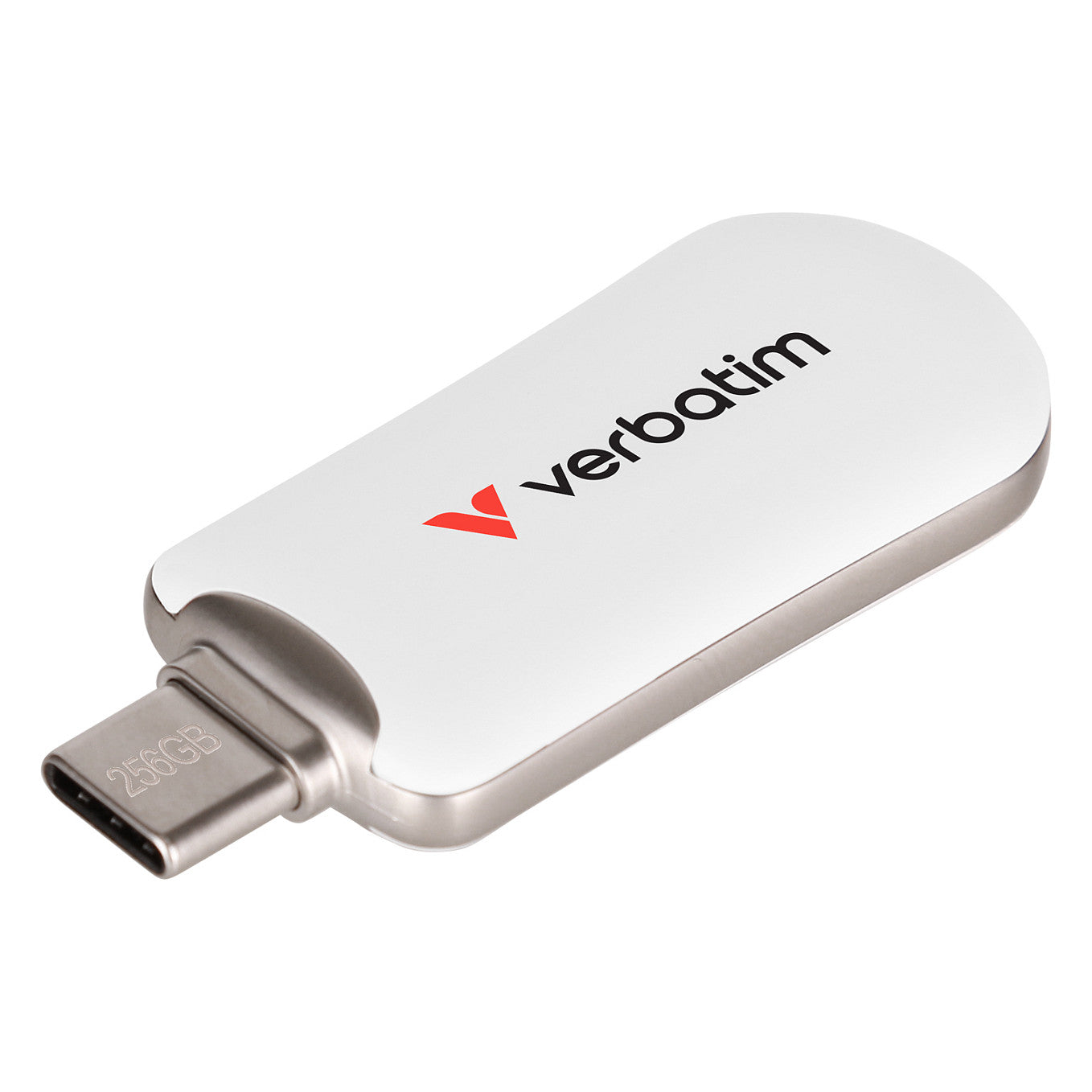 STICK 256GB Verbatim Plectra White USB-C Flash Drive 30230