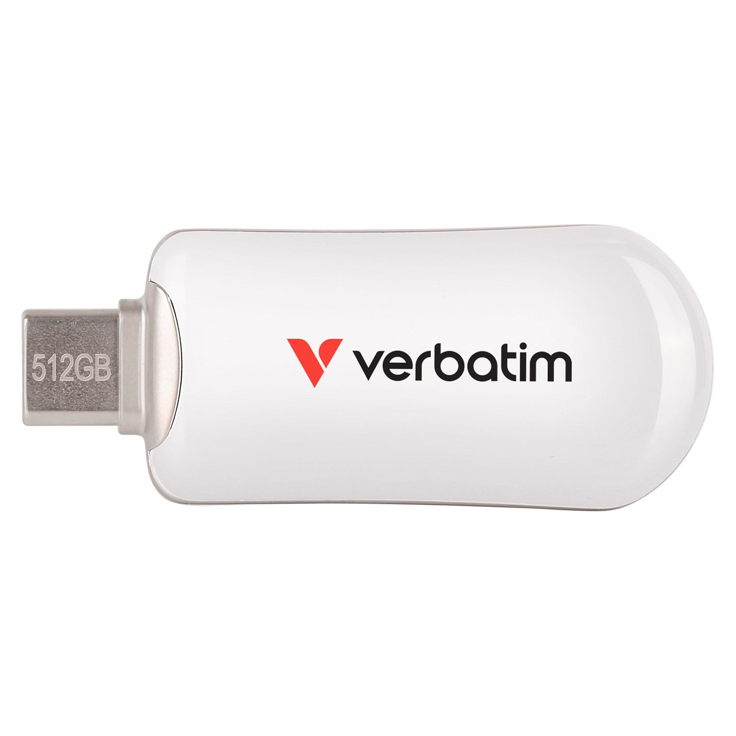 STICK 512GB Verbatim Plectra White USB-C Flash Drive 30231