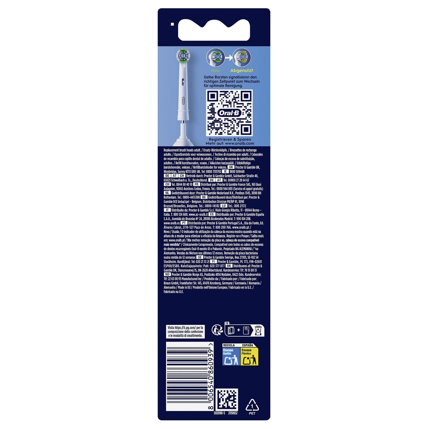 Oral-B Aufsteckbürsten Precision Clean - 5er