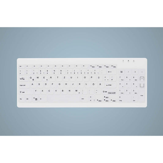 CHERRY AKTIVE KEY Hygiene Compact Ultraflat Keyboard with Nu