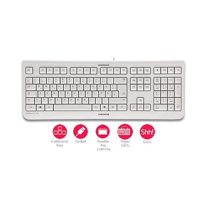 Cherry KC 1000 Corded CH-Layout weiß/grau