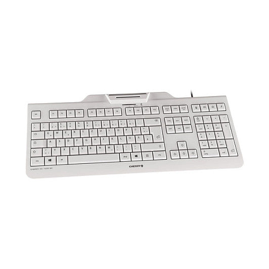 CHERRY KC 1000 SC Corded GB-Layout weiß/grau Smartcard