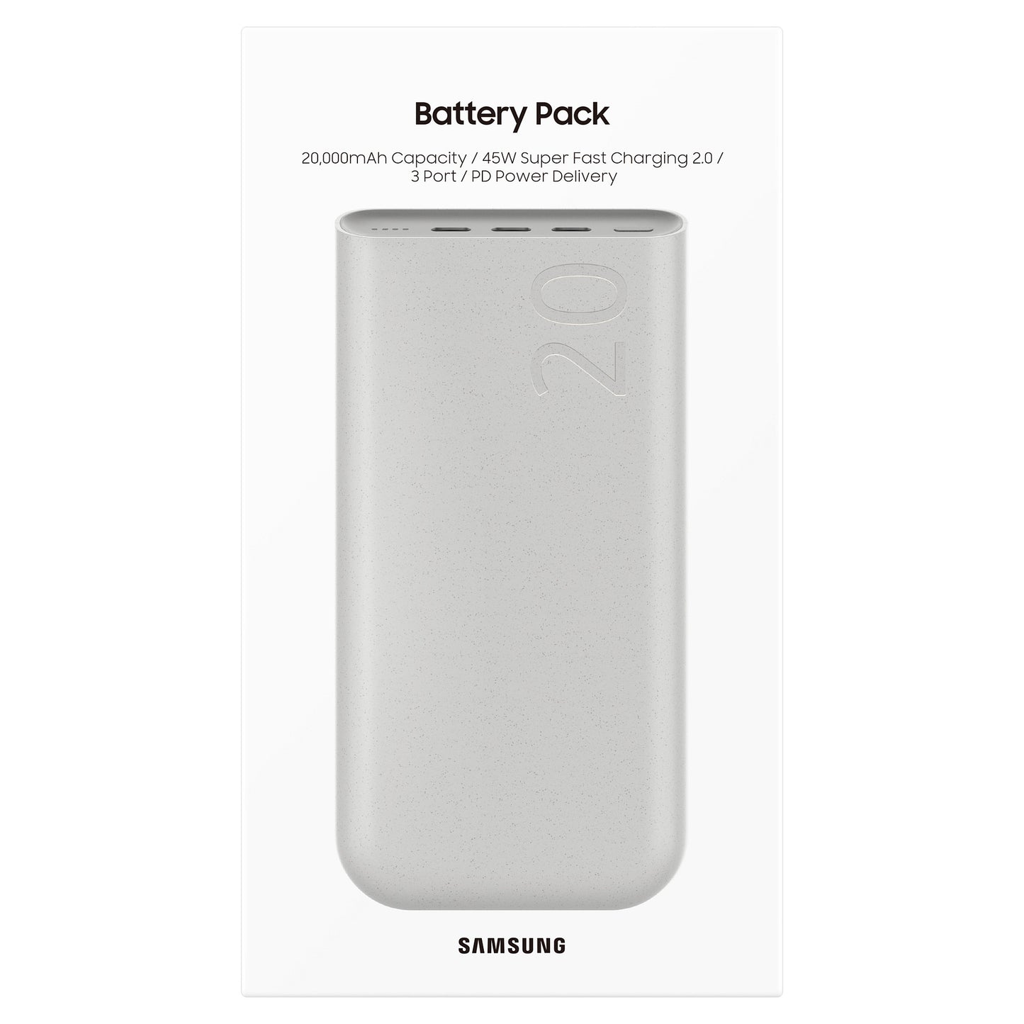 Samsung Powerbank P4520 20.000 mAh (45W). Beige
