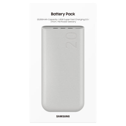 Samsung Powerbank P4520 20.000 mAh (45W). Beige