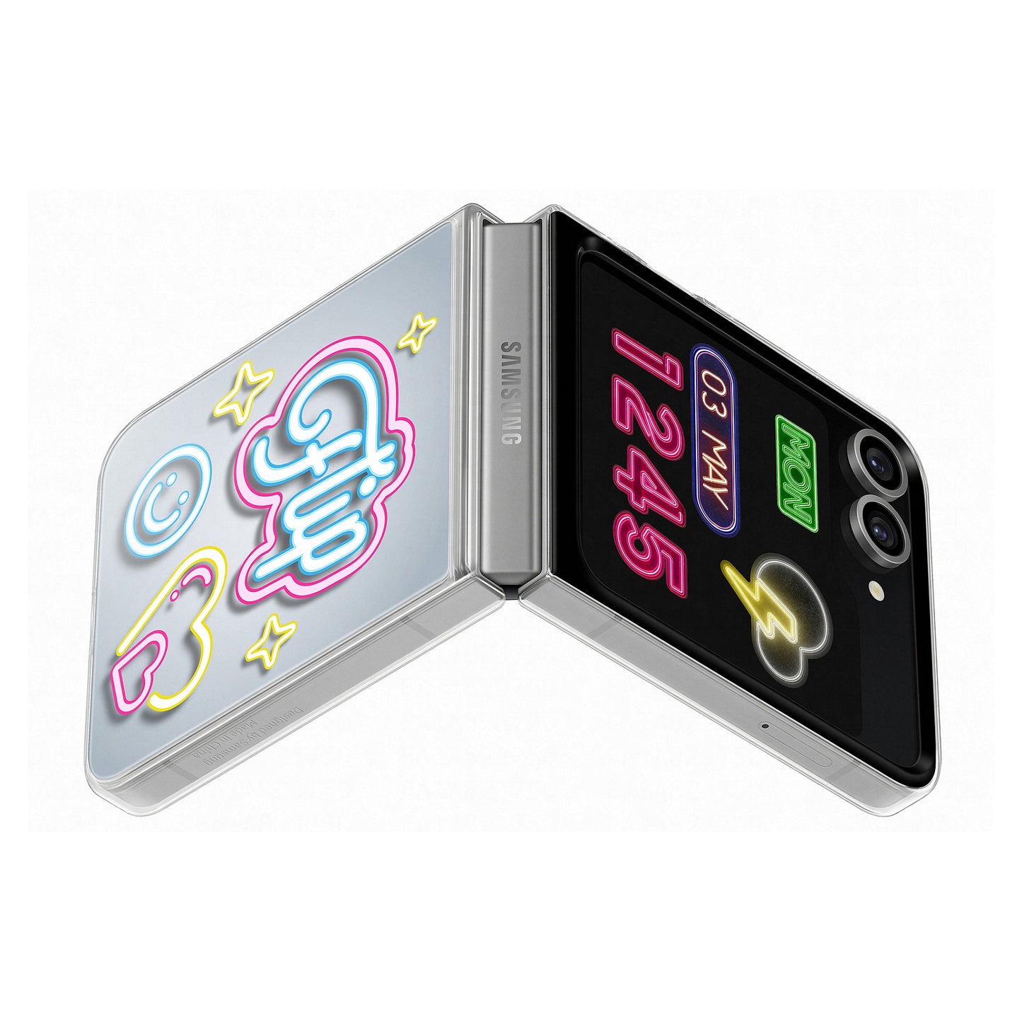 Samsung Flipsuit Case fr Galaxy Z Flip6. Transparent