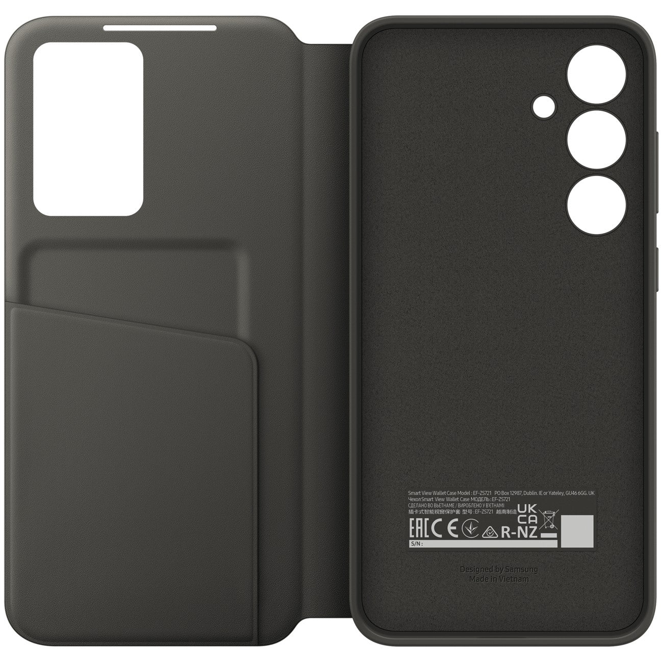 Samsung Smart View Wallet Case fr Galaxy S24 FE. black