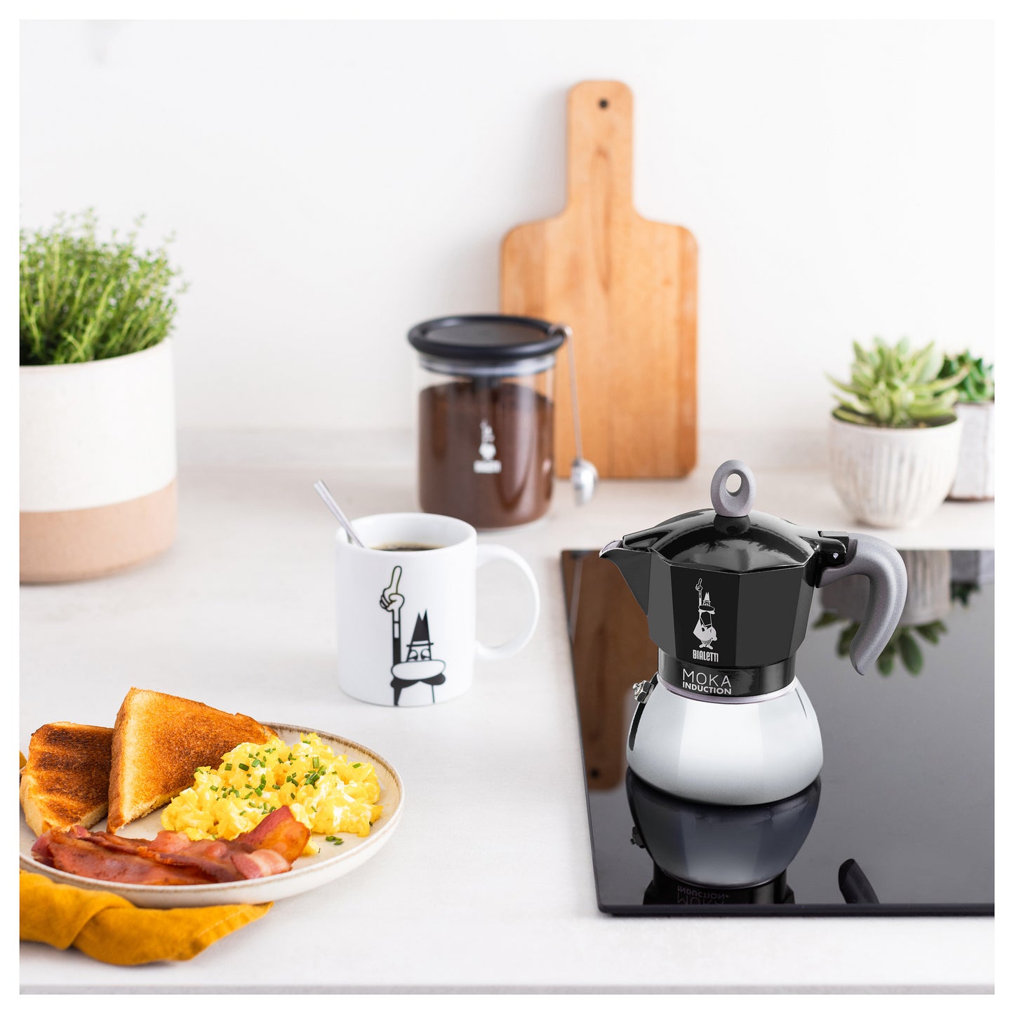 Bialetti MOKA 2TZ Induction nera