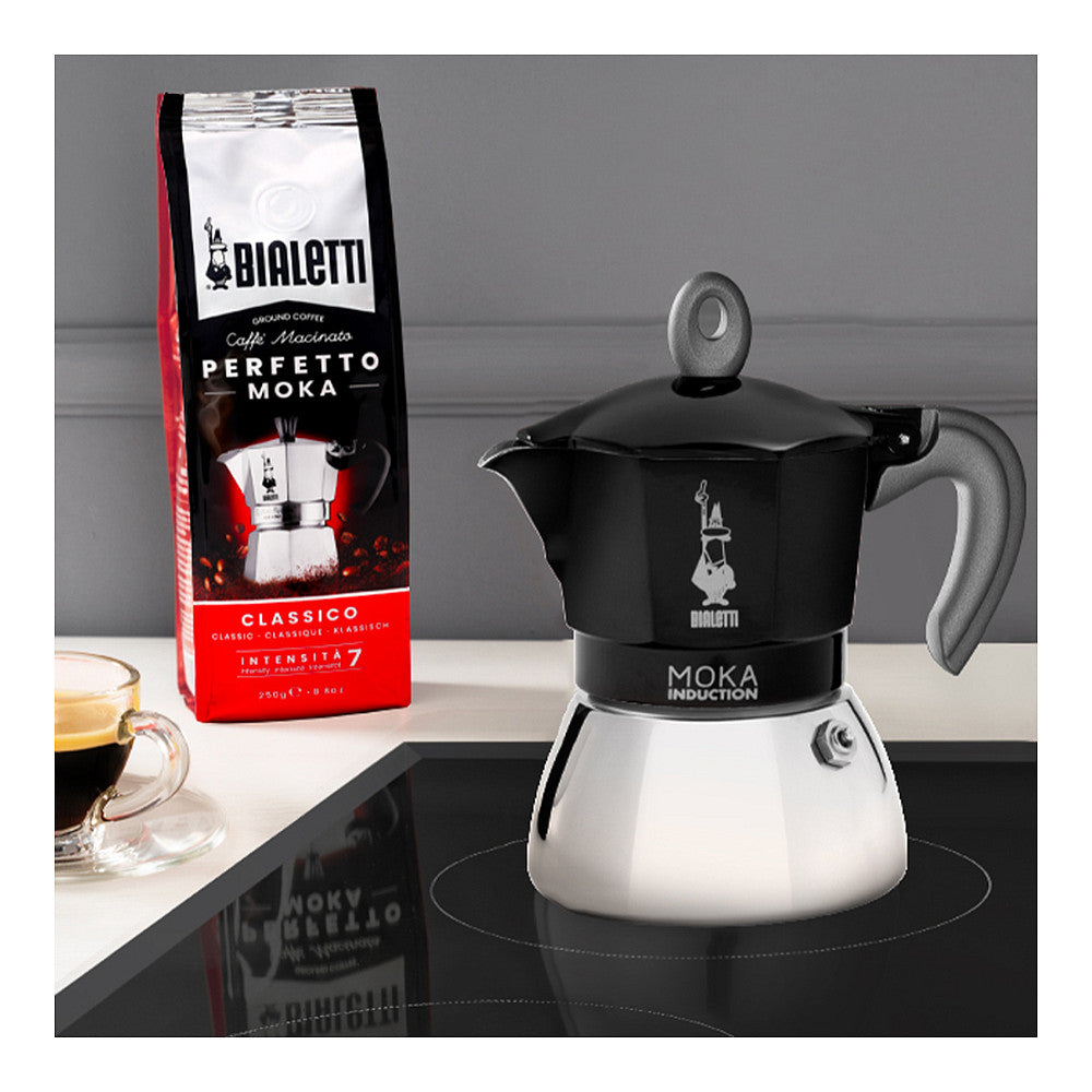 Bialetti Mokka-Kanne 1.4 l Moka Induktion schwarz