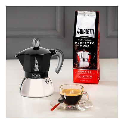 Bialetti Mokka-Kanne 1.4 l Moka Induktion schwarz