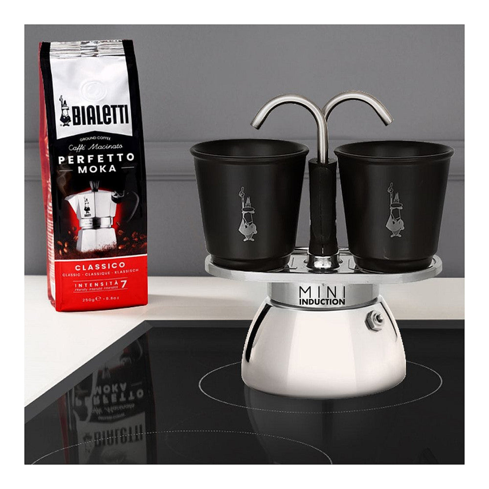 Bialetti Mokka-Kanne 0.8 l Mini Express silber
