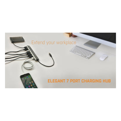 D I-TEC USB 3.0 7-PORT HUB ALU.