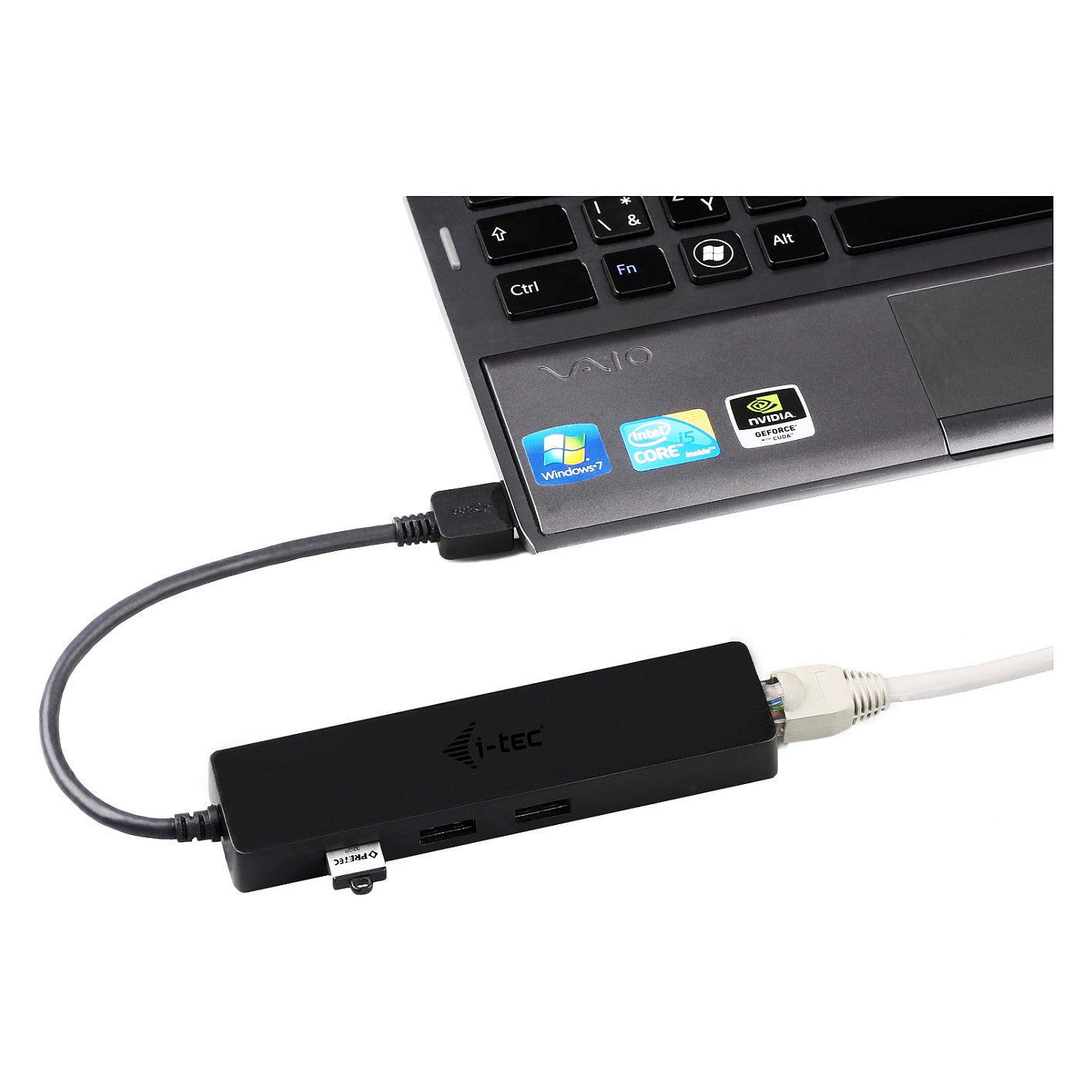 D I-TEC USB 3.0 SLIM HUB + GLAN