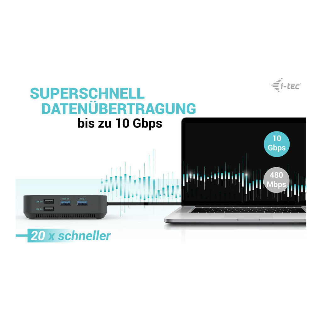 D I-TEC Dockingstation USB-C / Thunderbolt 3/USB4